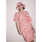 Robe Rosemarine-Corail en Coton