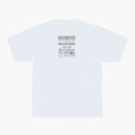 Balenciaga T-Shirt Care Label Blanc