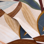 Olivier Desforges - Drap plat en percale de coton multicouleurs, Serafino