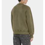 Sweatshirt À Patchs Kaki Homme