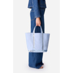 Cabas M En Toile En Viscose Et Polyester