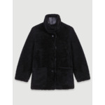 Manteau en cuir réversible