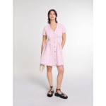 Robe babydoll en tweed