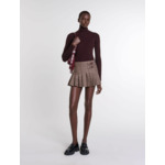 Jupe courte plissée