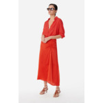 Jupe Calyp En Viscose Et Soie