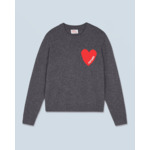 Pull Col Rond Coeur Léger
