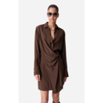 Robe Demi En Soie Mélangée