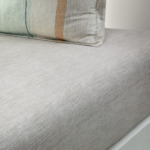 BOSS Home - Drap housse en satin de coton gris, Kells