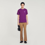 Tee-shirt fleur en coton