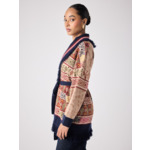 Cardigan laine Enael POURPRE_ACAJOU