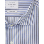 Chemise Ajustée rayée bleue