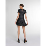 Robe courte à sequins