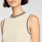 Pull court sans manches
