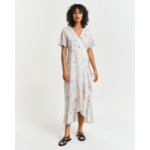 Floral Print Frilly Short Sleeve Wr