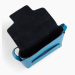 Petit sac bandoulière Justine en cuir lisse