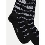 Chaussettes de ski unisexes avec motif de montagnes