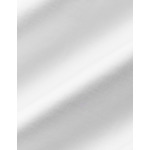 Chemise col italien en chevron uni blanc