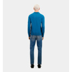 Pull Manches  Longues Col Tunisien Matiere Technique Homme