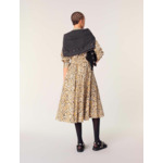 Robe midi imprimé léopard