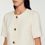 Robe courte en tweed