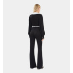 Pantalon Flare Noir Femme
