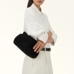 FURLA NUVOLA MINI CROSSBODY POUCH - VELVET SATIN