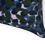 Kenzo - Taie d'oreiller en satin multicouleurs, K Pansa