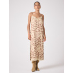 Robe satiné Ivy LEOPARD