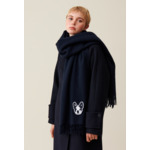 Echarpe laine franges Jean Toto