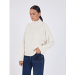 Pull col roulé ML Vekina ECRU