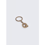 Porte-clés lettre "Q" en laiton