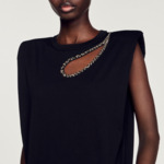 T-shirt goutte strass