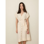 ROBE CHEMISE LIN VISC