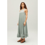 Robe midi volants