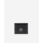 Porte Cartes Blason En Cuir Noir