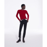 Pull Col Rond En Laine Torsade