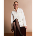 Robe Rever Ecru en Polyester