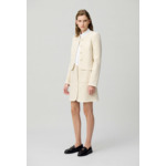 Jupe courte tweed boutonnée