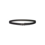 Ceinture homme ajustable/réversible - noir/noir