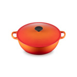 Marmite 28cm Tradition en Fonte Émaillée avec Intérieur Noir