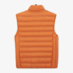 Doudoune Piumino sans manches orange abricot