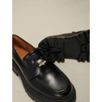 Mocassins en cuir à plateforme