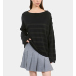 Pull En Laine Et Cachemire À Rayures Femme