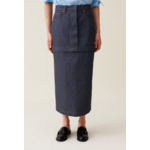 Jupe denim zippée modulable