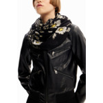 FOULARD MIXING FLOWER RECTANGLE