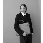 Porte document 15" Emilie en cuir grainé