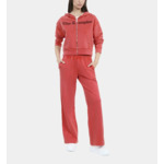 Sweatshirt Logo À Capuche Rouge Femme