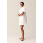 Robe chemise courte brodée