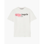 Palm Angels T-Shirt Miami Spray Blanc