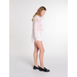 Pull court en laine mélangée